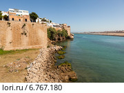 Андалузская стена (Andalusier Mauer) отделяет город от океана. Рабат. Марокко (2013 год). Стоковое фото, фотограф Сергей Афанасьев / Фотобанк Лори
