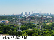 Вид на промышленную зону. Стоковое фото, фотограф Юрий Губин / Фотобанк Лори