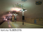Казанский метрополитен, станция "Кремлевская" (2014 год). Редакционное фото, фотограф Александр Рощин / Фотобанк Лори
