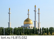 Мечеть Нур-Астана. Астана, Казахстан (2014 год). Стоковое фото, фотограф Никита Майков / Фотобанк Лори