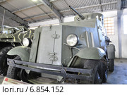 Бронеавтомобиль БА-6 1935г. Экспонат музея бронетанковых войск в Кубинке. Подмосковье (2014 год). Редакционное фото, фотограф Владимир Кошарев / Фотобанк Лори