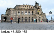 Semperoper (опера), Дрезден, Германия (2014 год). Редакционное видео, видеограф FMRU / Фотобанк Лори
