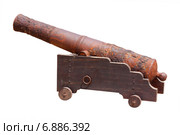 Large rusty cannon. Стоковое фото, фотограф Яков Филимонов / Фотобанк Лори