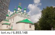 Церковь на Новом Арбате, таймлапс (2015 год). Стоковое видео, видеограф Кирилл Трифонов / Фотобанк Лори