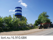 Владимирская область, город Петушки, гиперболоидная водонапорная башня академика В. Г. Шухова (2013 год) Стоковое фото, фотограф Павел Москаленко / Фотобанк Лори