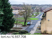 Окрестности Conniburrow в Milton Keynes, Англия, Великобритания (2015 год). Редакционное фото, фотограф Ольга Марк / Фотобанк Лори