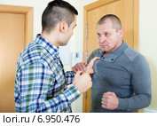 Two angry men. Стоковое фото, фотограф Яков Филимонов / Фотобанк Лори
