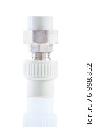 pipe conection isolated. Стоковое фото, агентство Ingram Publishing / Фотобанк Лори