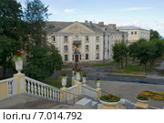 Балюстрада лестницы к Приморскому бульвару. Силламяэ, Эстония (2014 год). Стоковое фото, фотограф Александр Щепин / Фотобанк Лори