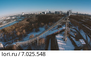 Большой московский трамплин на Воробьевых горах (2015 год). Стоковое фото, фотограф Антон Воронков / Фотобанк Лори