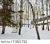 Веревочный парк в коттеджном поселке GoodWill (2015 год). Редакционное фото, фотограф Макаров Алексей / Фотобанк Лори