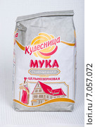 Пачка пшеничной муки "Кудесница" (2015 год). Редакционное фото, фотограф Александр Щепин / Фотобанк Лори
