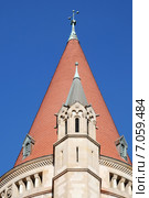 Церковь Святого Франциска Ассизского ( Franz Von Assisi Kirche) на Мексиканской площади ( Mexikoplatz) в Вене. Австрия (2014 год). Стоковое фото, фотограф stargal / Фотобанк Лори