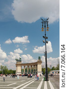 На площади Героев. Будапешт, Венгрия (2014 год). Стоковое фото, фотограф Вадим Хомяков / Фотобанк Лори