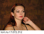 Презентация книги фигуристки Марины Анисиной "Точки над i ". Автор Марина Анисина. (2007 год). Редакционное фото, фотограф Александр С. Курбатов / Фотобанк Лори