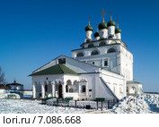 Богоявленский собор мужского монастыря в Мстёре (1687-1688) (2015 год). Стоковое фото, фотограф Сергей Овчинников / Фотобанк Лори
