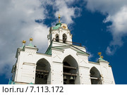 Звонница. Спасо-Преображенский монастырь. Ярославль (2014 год). Редакционное фото, фотограф Александр Щепин / Фотобанк Лори