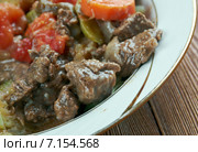 Bosanski Lonac - мясо и различные овощи. Стоковое фото, фотограф Александр Fanfo / Фотобанк Лори