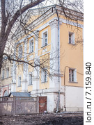Фрагмент дворца Петра Первого на Яузе, 2-я Бауманская улица, 3 (2015 год). Стоковое фото, фотограф Алёшина Оксана / Фотобанк Лори
