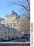 Москва, Б. Спасоглинищевский переулок, дом 10. Московская хоральная Синагога (2015 год). Редакционное фото, фотограф Овчинникова Ирина / Фотобанк Лори