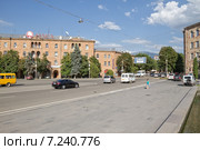 Улица Тигран Метс города Кировакана ( Ванадзор). Армения (2014 год). Редакционное фото, фотограф Emelinna / Фотобанк Лори