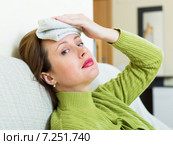 Sick woman. Стоковое фото, фотограф Яков Филимонов / Фотобанк Лори