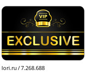 Membership Card Means Very Important Person And Exclusive. Стоковая иллюстрация, иллюстратор Stuart Miles / Фотобанк Лори