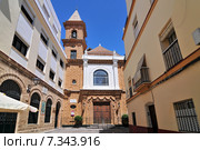 Church of La Palma Cadiz Andalusia Spain. Стоковое фото, агентство BE&W Photo / Фотобанк Лори