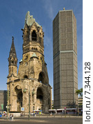 Germany Kaiser Wilhelm Memorial Church, Berlin Germany CWO_0157Germany, Berlin. Kaiser Wilhelm Memorial Church. Редакционное фото, агентство BE&W Photo / Фотобанк Лори