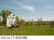 Храм Архангела Михаила в селе Микулино Городище (2015 год). Стоковое фото, фотограф Александр Курлович / Фотобанк Лори