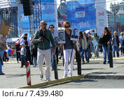 "Бессмертный полк - Москва" на 1-й Тверской-Ямской улице в Москве 9 мая 2015 года. Редакционное фото, фотограф lana1501 / Фотобанк Лори