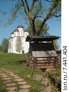 Храм Архангела Михаила в селе Микулино Городище (2015 год). Стоковое фото, фотограф Александр Курлович / Фотобанк Лори