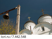Храм Архангела Михаила в селе Микулино Городище, фрагмент (2015 год). Стоковое фото, фотограф Александр Курлович / Фотобанк Лори