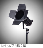 Studio light stand isolated on the white. Стоковое фото, фотограф Elnur / Фотобанк Лори