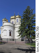 Собор Иконы Божией Матери Казанская, Ставрополь, Кафедральная пл., 1 (2015 год). Стоковое фото, фотограф Алексей Гусев / Фотобанк Лори