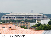 Большая спортивная арена в Лужниках. Реконструкция (2015 год). Стоковое фото, фотограф Юрий Шурчков / Фотобанк Лори