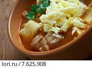 Mampar Uighur soup -  Уйгурский суп. Среднеазиатская кухня. Стоковое фото, фотограф Александр Fanfo / Фотобанк Лори