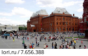 Москва. Манежная площадь (2015 год). Редакционное видео, видеограф Parmenov Pavel / Фотобанк Лори