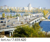 Вид на Чернавский мост в Воронеже (2012 год). Стоковое фото, фотограф Оксана Савина / Фотобанк Лори