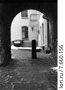 Рига.  Конец 80-х. Старый город. Скан с пленки. Стоковое фото, фотограф Сергей Шустов / Фотобанк Лори