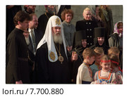 Патриарх Алексий II. Редакционное фото, фотограф Борис Кавашкин / Фотобанк Лори