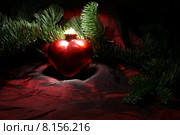 red decoration christmas winter cold. Стоковое фото, фотограф Thomas Rabbe / PantherMedia / Фотобанк Лори