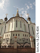 Храм Воскресения Христова в Сокольниках со стороны алтаря. Москва (2013 год). Стоковое фото, фотограф Ольга Липунова / Фотобанк Лори