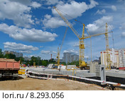 Стройка в Солнцево на улице Главмосстроя. Стоковое фото, фотограф ДЕНЩИКОВ Александр Витальевич / Фотобанк Лори