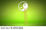 Coceptual image with ladder. Стоковая иллюстрация, иллюстратор Sergey Nivens / Фотобанк Лори