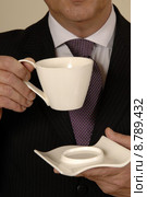 business man lunch meeting coffee. Стоковое фото, фотограф pawel sonnenburg / PantherMedia / Фотобанк Лори