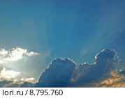 sky colour light bright clouds. Стоковое фото, фотограф Andreas Hömer / PantherMedia / Фотобанк Лори