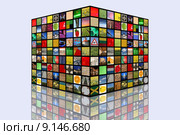 design model 3d shape square. Стоковое фото, фотограф Markus Mainka / PantherMedia / Фотобанк Лори