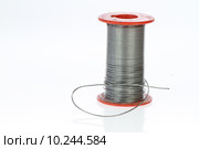 roll wire plumb solder tin. Стоковое фото, фотограф Karl Koller / PantherMedia / Фотобанк Лори
