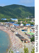 Пейзаж популярного курорта Архипо-Осиповка, панорама (2015 год). Редакционное фото, фотограф Игорь Архипов / Фотобанк Лори
